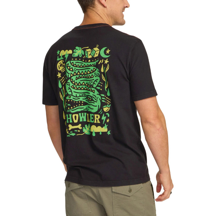 HOWLER BROTHERS - MEN'S SLITHERING GATORS COTTON POCKET T-SHIRT