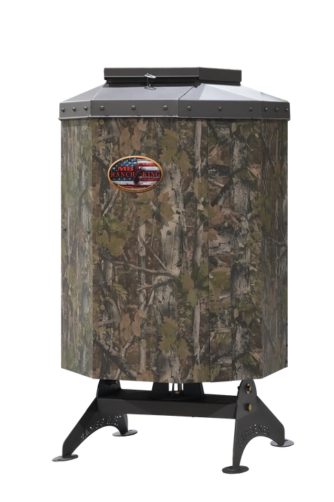 MB RANCH KING - 250 LB TEXAS AVENGER SMALL PELLET FISH FEEDER