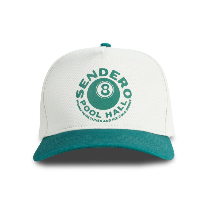 SENDERO PROVISIONS - EIGHTBALL HAT IN WHITE