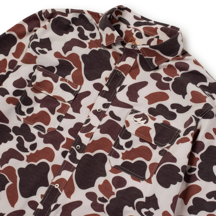 TWO DOVE - MEN'S ULTIMATE OUTDOOR BLEND LONG SLEEVE - BOONE VINTAGE CAMO