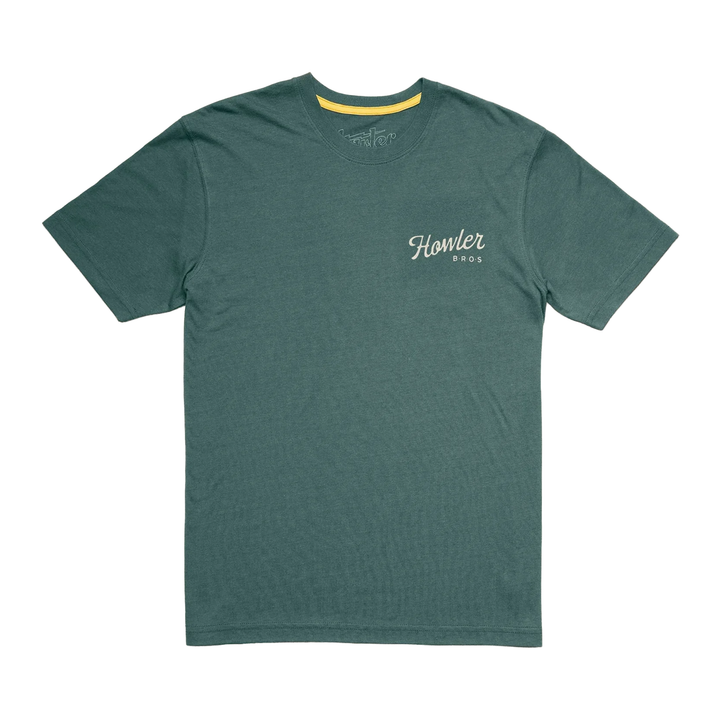 HOWLER BROTHERS - HOWLER POSSE T-SHIRT IN FERN GREEN