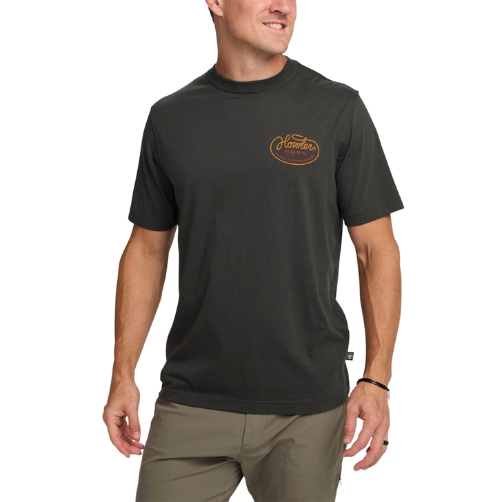 HOWLER BROTHERS - MEN'S HOWLER LASSO T-SHIRT IN ANTIQUE BLACK
