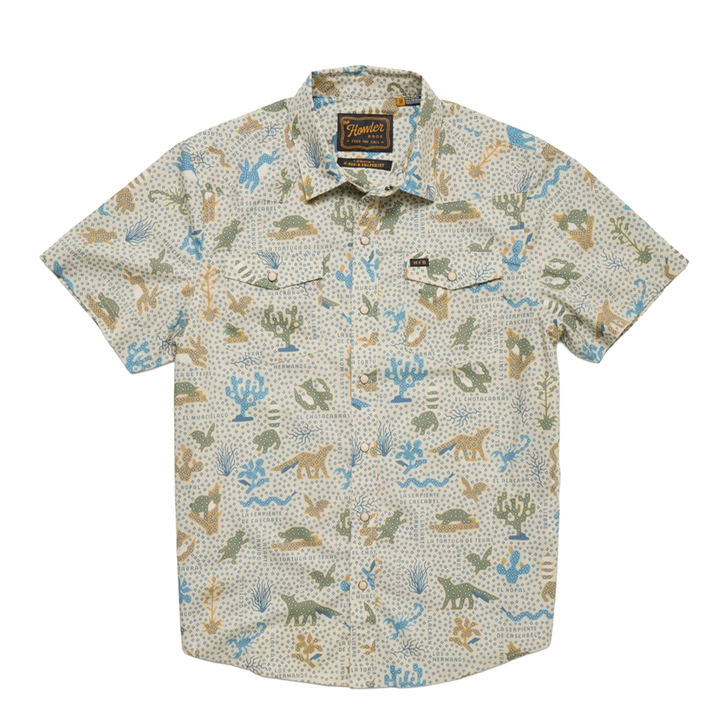 HOWLER BROTHERS - MEN'S H BAR B SNAPSHIRT IN ECOSISTEMA: SAND