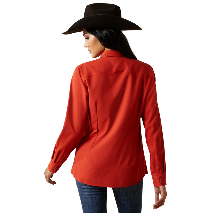 ARIAT - WOMEN'S KIRBY KETCHUP PRO LONG SLEEVE SHIRT IN RED