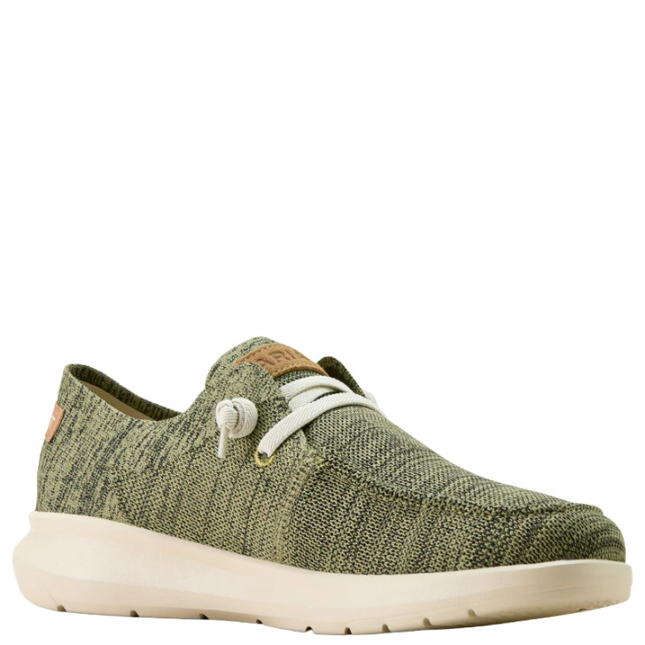ARIAT - MEN'S HILO SHOE IN OLIVE GREEN KNIT