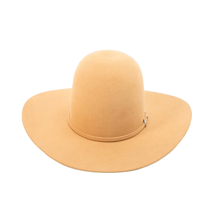 RODEO KING - 7X OPEN CROWN CAMEL 4.5" BRIM FELT COWBOY HAT