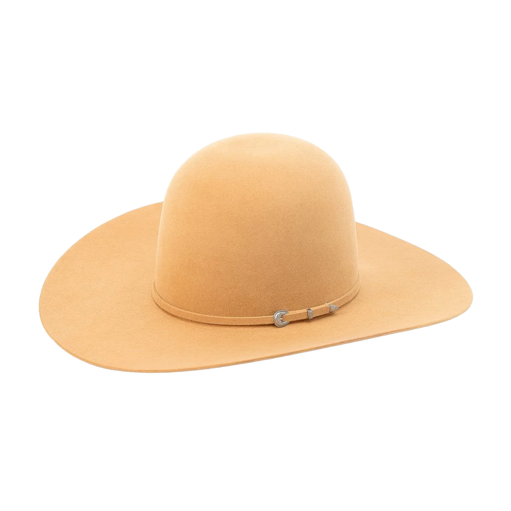 RODEO KING - 7X OPEN CROWN CAMEL 4.5" BRIM FELT COWBOY HAT