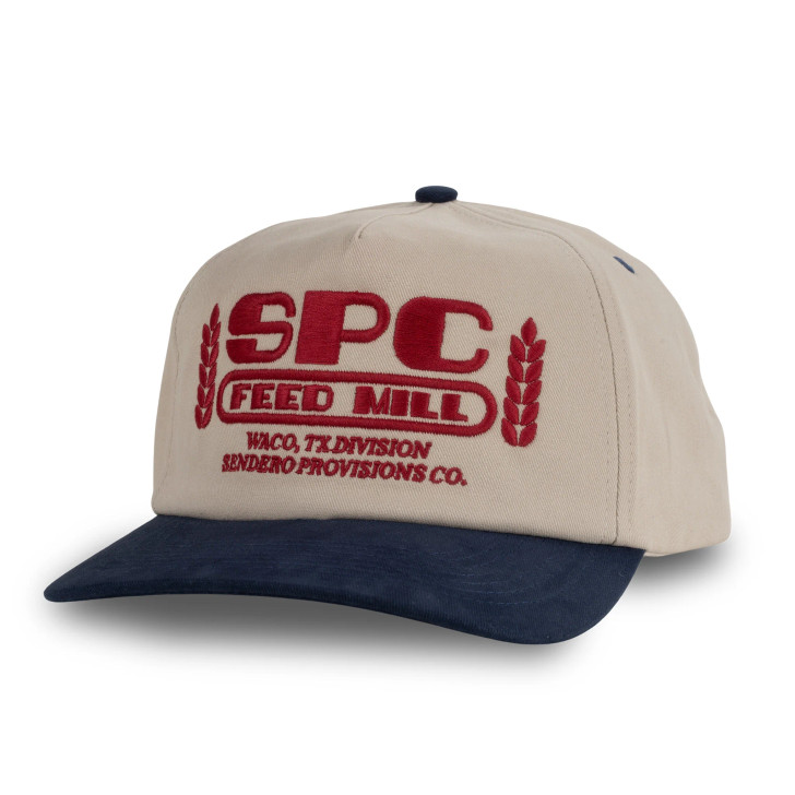 SENDERO PROVISIONS - FEED MILL HAT IN CREAM NAVY