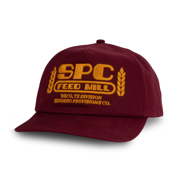 SENDERO PROVISIONS - FEED MILL HAT IN MAROON