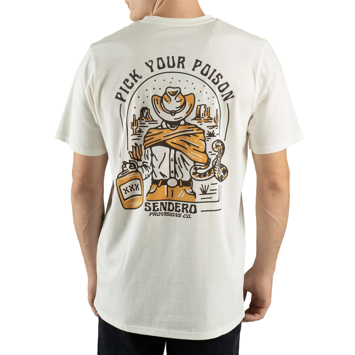 SENDERO PROVISIONS - MEN'S PICK YOUR POISON T-SHIRT