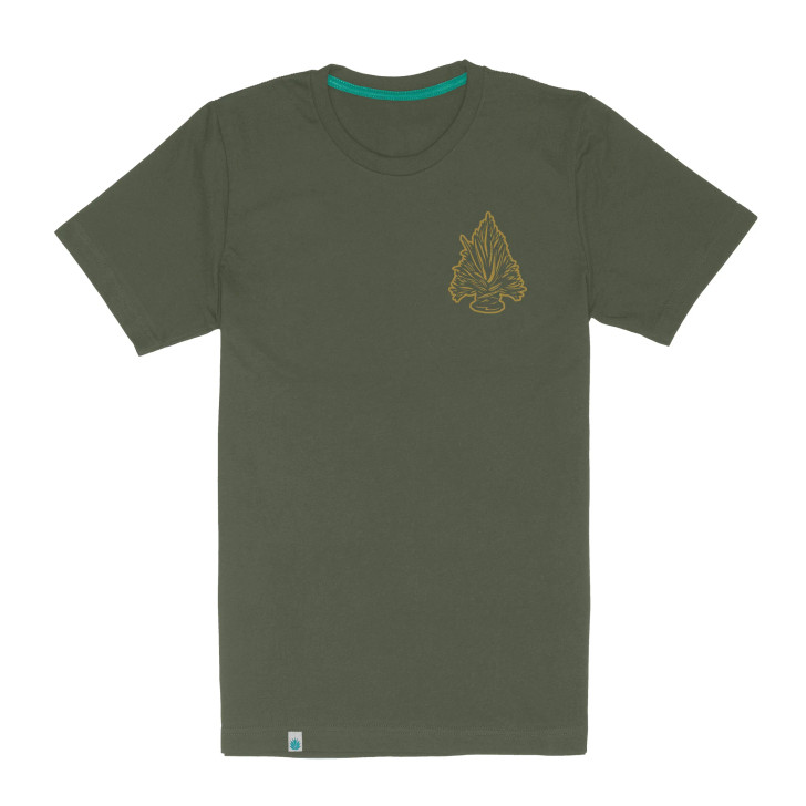 SENDERO PROVISIONS - MEN'S SENDEROHEAD T-SHIRT IN ARMY GREEN