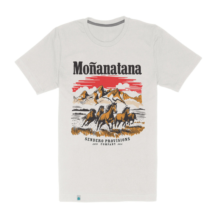 SENDERO PROVISIONS - MEN'S MONANATANA T-SHIRT IN VINTAGE WHITE