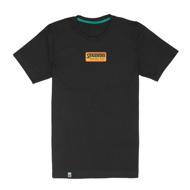 SENDERO PROVISIONS - MEN'S SENDERO AUTOMOTIVE VINTAGE T-SHIRT IN BLACK