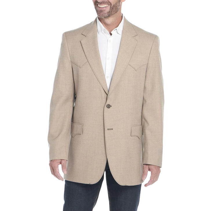 CIRCLE S - MEN'S LUBBOCK SPORTS COAT IN SAND DOLLAR