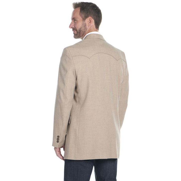 CIRCLE S - MEN'S LUBBOCK SPORTS COAT IN SAND DOLLAR