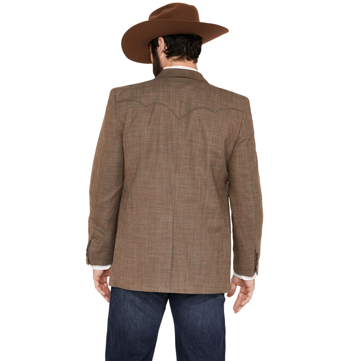 CIRCLE S - MEN'S PLANO SPORTS COAT IN DARK TRUFFLE