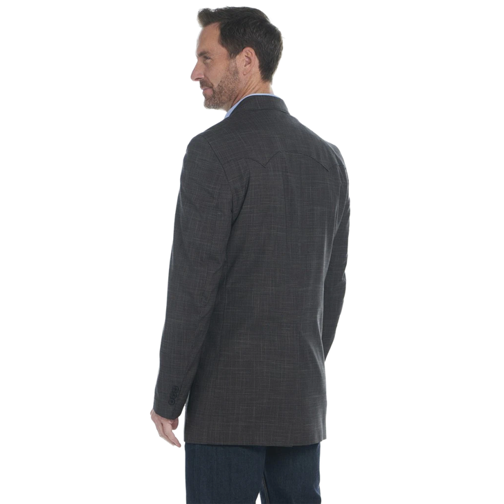 CIRCLE S - MEN'S LUBBOCK SPORTS COAT IN CARBON BLACK