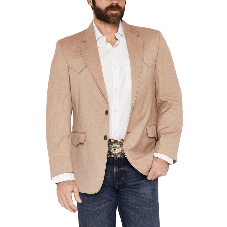 CIRCLE S - MEN'S LUBBOCK SPORTS COAT IN CLYDESDALE TAN