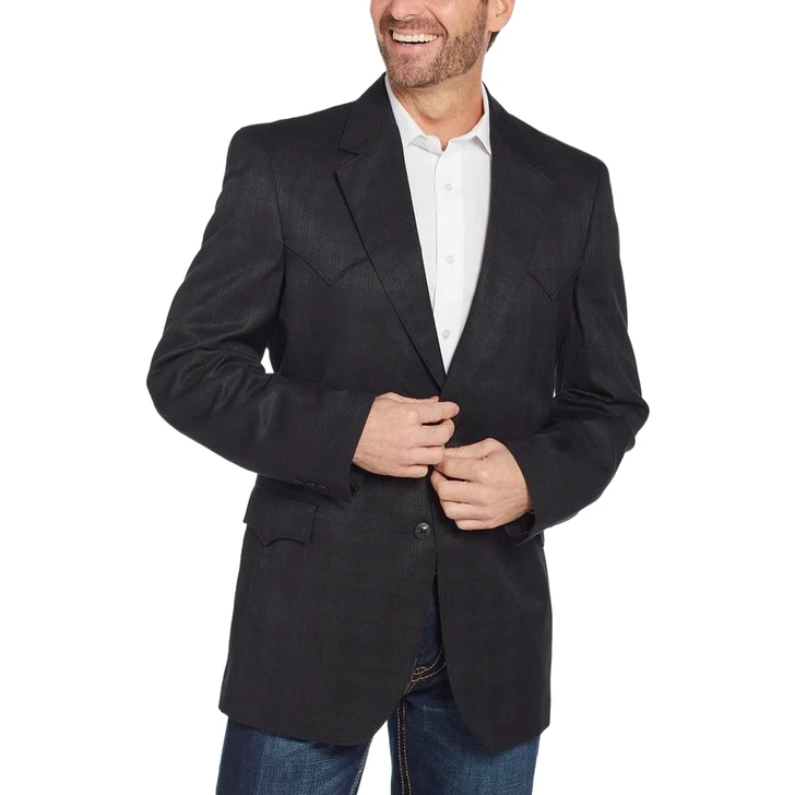 CIRCLE S - MEN'S FORTH WORTH SPORTS COAT IN BLACK