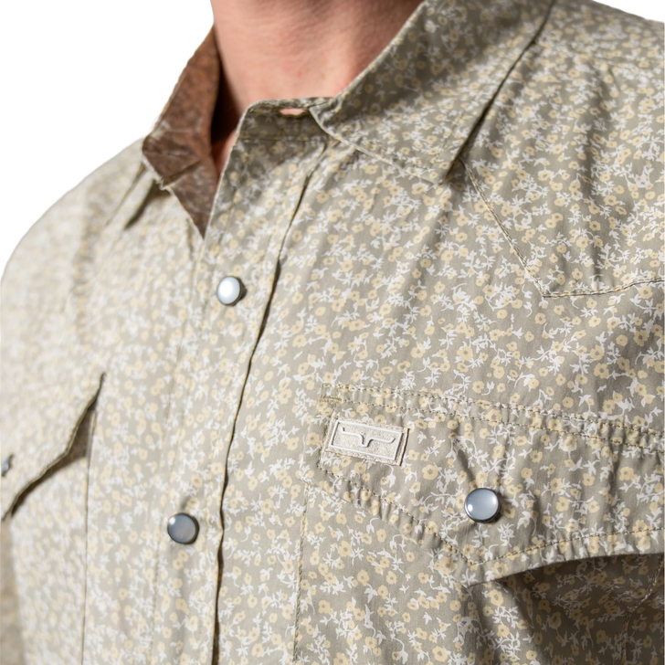 KIMES RANCH - MEN'S BASCOM SHORT SLEEVE SHIRT IN SAGE