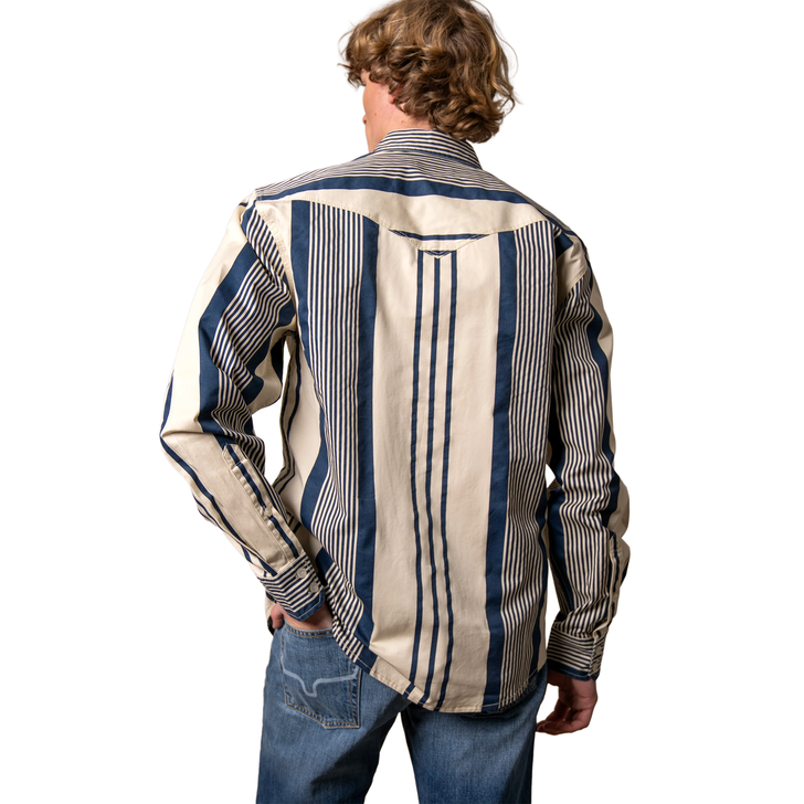 KIMES RANCH - MEN'S REDDY LONG SLEEVE SHIRT IN BLUE