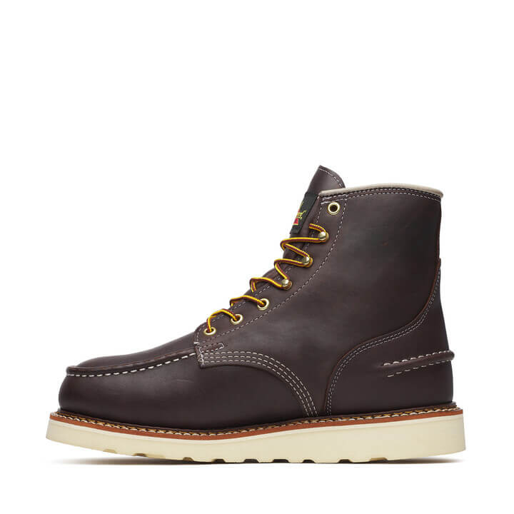 THOROGOOD - MEN'S 1957 SERIES WATERPROOF 6″ BRIAR PITSTOP MOC TOE MAXWEAR WEDGE BOOTS