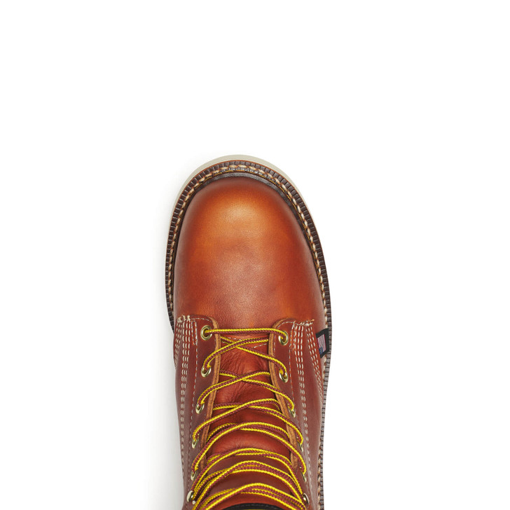 THOROGOOD - MEN'S AMERICAN HERITAGE 8″ TOBACCO PLAIN TOE MAXWEAR WEDGE BOOTS