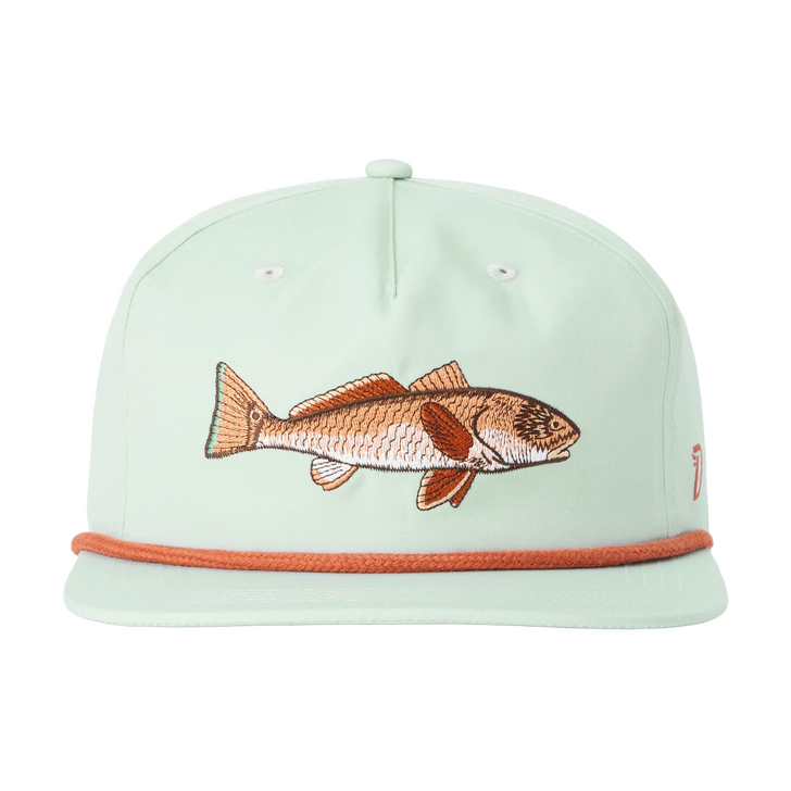 DUCK CAMP - GRANDPA REDFISH HAT IN SEA FOAM