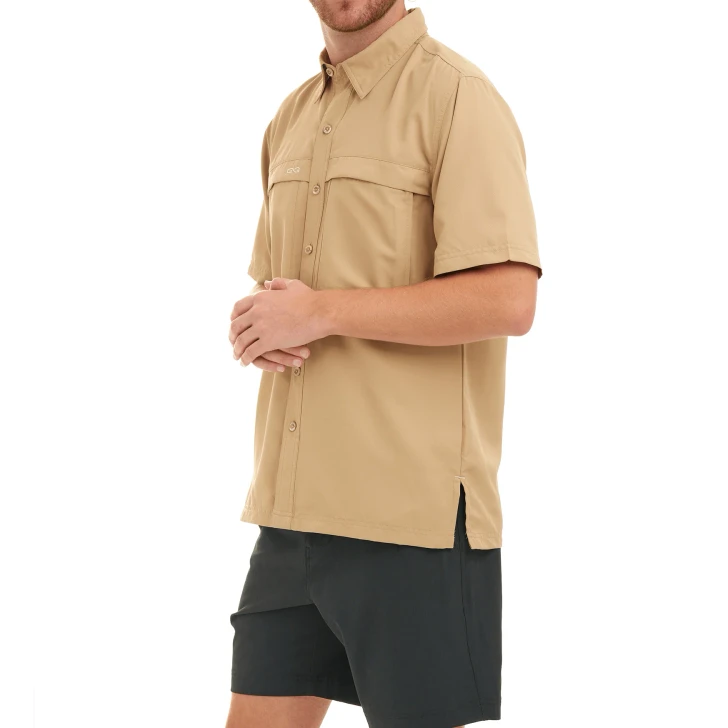 GAMEGUARD - MEN'S KHAKI ORIGINAL SHORT SLEEVE SHIRT