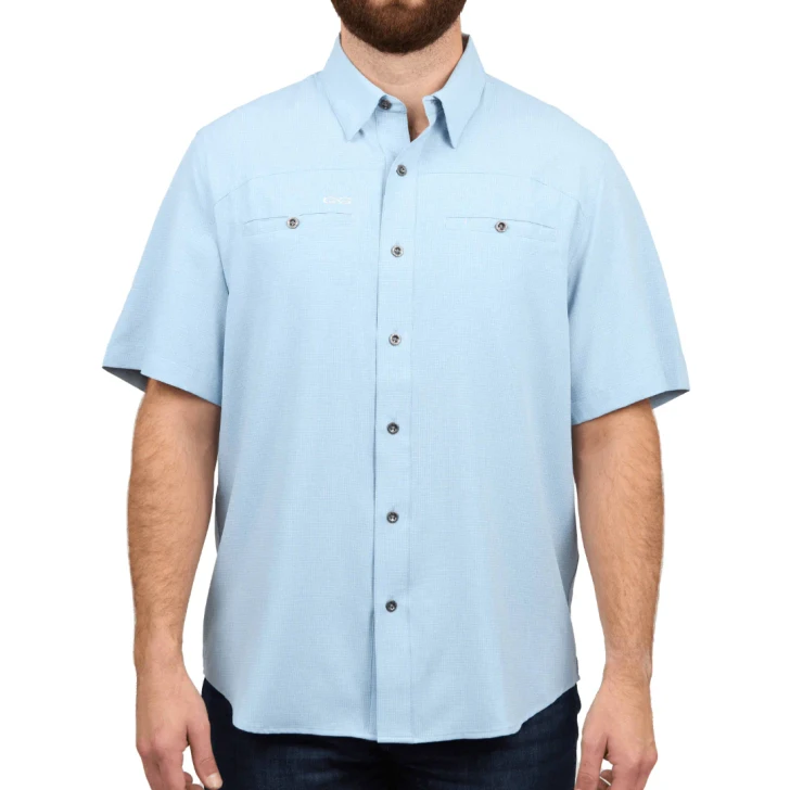 GAMEGUARD - MEN'S COASTAL BLUE MAVERICK SHORT SLEEVE SHIRT