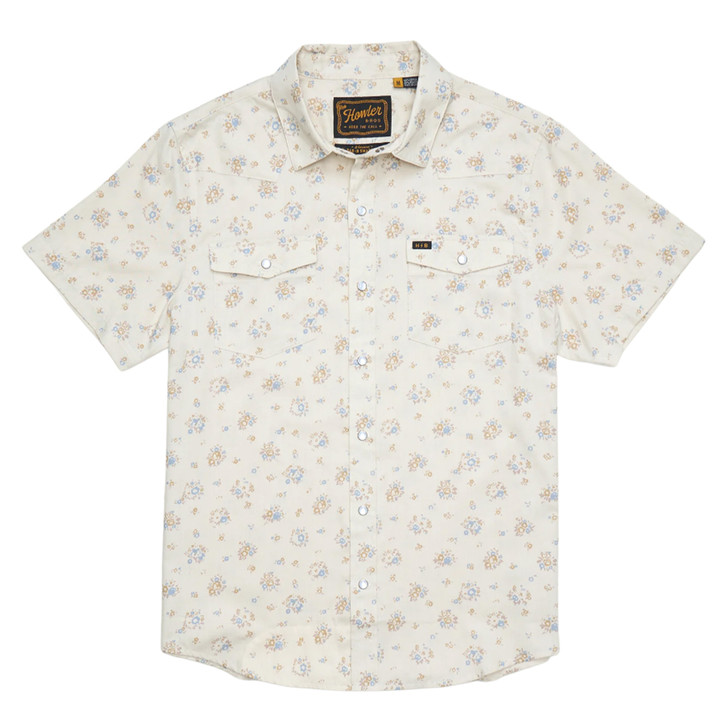 HOWLER BROTHERS -  MEN'S H BAR B SHORT SLEEVE SNAPSHIRT IN BOUQUETS BEIGE