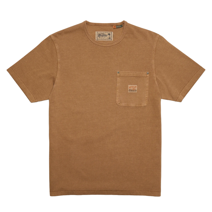 HOWLER BROTHERS - MEN'S HB TRADE T-SHIRT IN DUCK BROWN