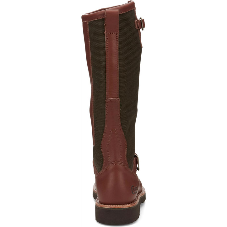 CHIPPEWA - WOMEN'S SUNJO 15" SNAKE BOOTS IN ORO RUSSETT (BROWN)