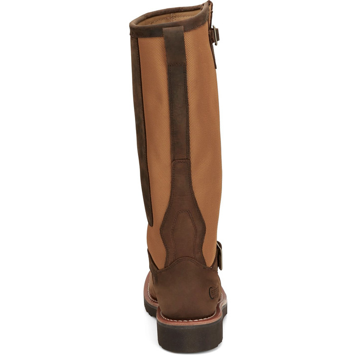 CHIPPEWA - WOMEN'S COTTONWOOD 15" SNAKE BOOTS IN HICKORY BROWN