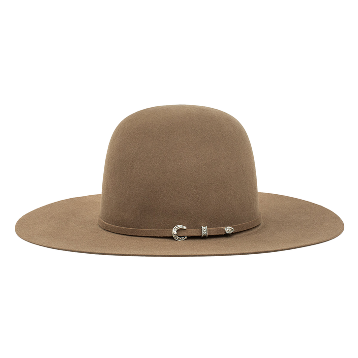 RESISTOL - 30X ROUGH N' READY FELT HAT 4 1/2" BRIM OPEN CROWN IN DUNN