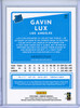 Gavin Lux 2020 Donruss #44 Blue Holo (1)