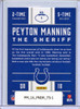 Peyton Manning 2016 Donruss, Tribute #1