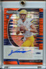 Jacob Knipp 2020 Prizm Draft Picks #284 Autograph Prizms Orange Pulsar (#06/20)