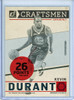 Kevin Durant 2019-20 Donruss, Craftsmen #15