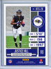Justice Hill 2019 Contenders, Rookie Ticket Swatches #RTS-29 Emerald (1)