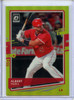 Albert Pujols 2020 Donruss Optic #193 Lime Green