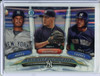 Gleyber Torres, Justus Sheffield, Albert Abreu 2018 Bowman Chrome, Talent Pipeline New York Yankees #TP-NYY