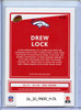 Drew Lock 2020 Donruss, Highlights #H-DL