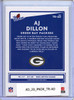 AJ Dillon 2020 Donruss, The Rookies #TR-AD