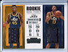 Donovan Mitchell, Tony Bradley 2017-18 Contenders, Rookie Ticket Dual Swatches #RTD-15 (2)