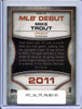 Mike Trout 2016 Topps, MLB Debut #MLBD-35 Bronze