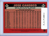 Jose Canseco 2021 Topps, 1986 Topps Silver Pack Chrome #86BC-2