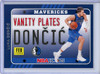 Luka Doncic 2020-21 Hoops, Vanity Plates #10