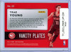 Trae Young 2020-21 Hoops, Vanity Plates #23 Holo