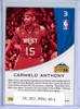 Carmelo Anthony 2010-11 Panini Season Update, All-Stars #3